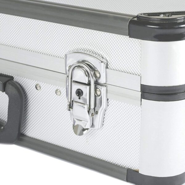 WORKPRO Haushalt Werkzeugkoffer Aluminum Werkzeugtrolley, Steckschlüssel-Satz Gabelschlüssel Universal Alu Werkzeugkiste 119-teilig – Bild 5
